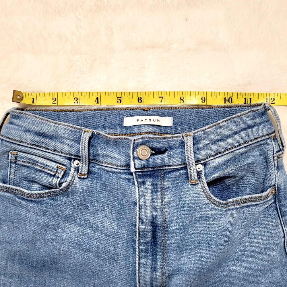 PacSun light blue super high rise jegging - Picture 8 of 11